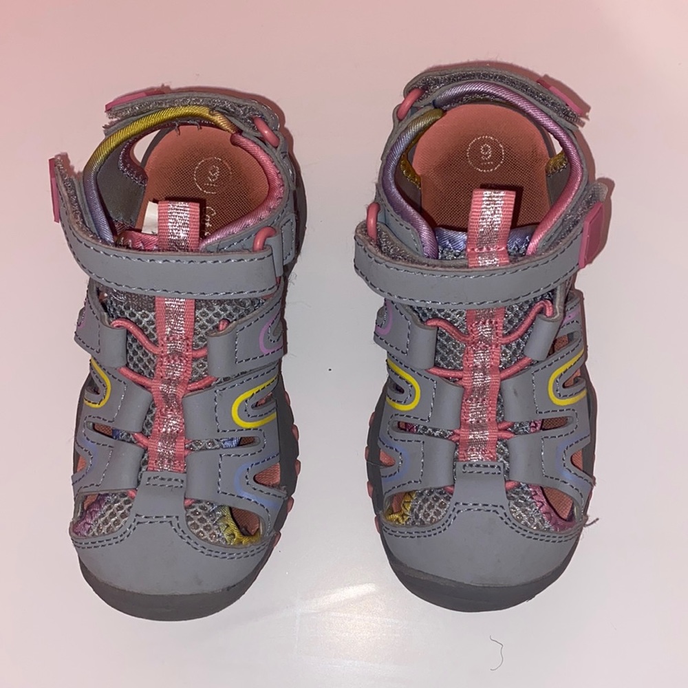 Toddler' Afton Hiking Sandals Gray - Cat & Jack™